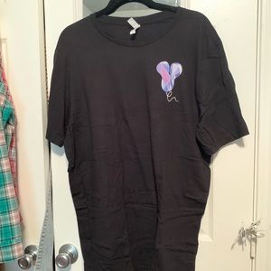 Disney Purple Wall Mickey Balloon T Shirt XL